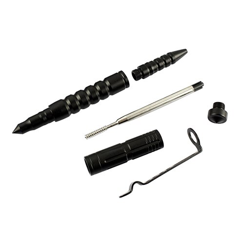 B8 Aviation Aluminum defence personal Tactical Pen Anti Slip Self Defense Pen Tool Black New Gift 5 - Self Defence Weapon
