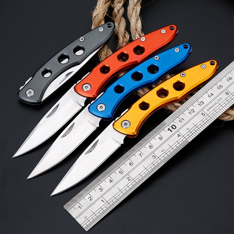 Pocket Folding Self Defense Survival Knives Portable Tactical Knife Fruit Cutter Camping Outdoor Pare Peel Tools 7 - Self Defence Weapon
