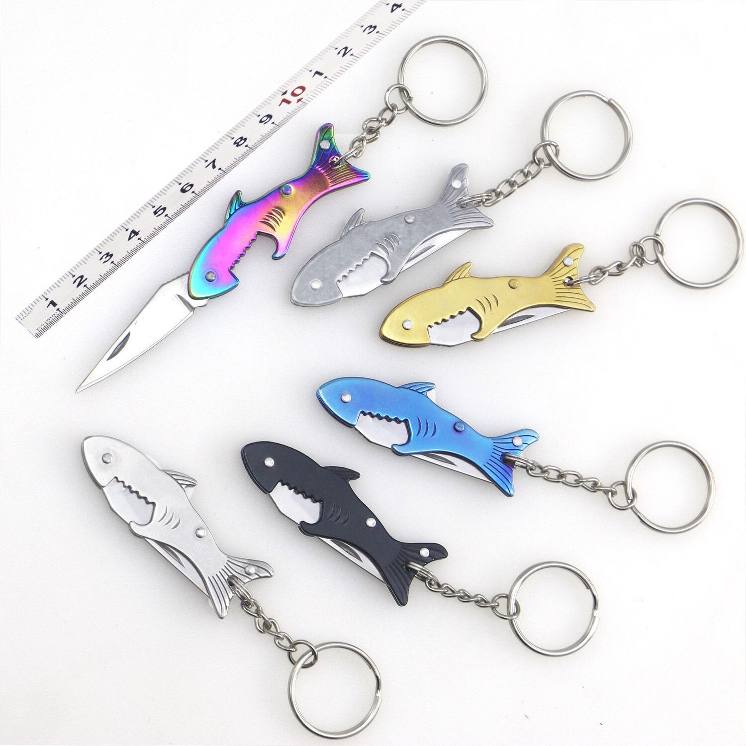 Mini Key Knife Outdoor Camping Self Defense Emergency Survival Knife Tool Portable Size Keyring Ring Keychain 1 - Self Defence Weapon